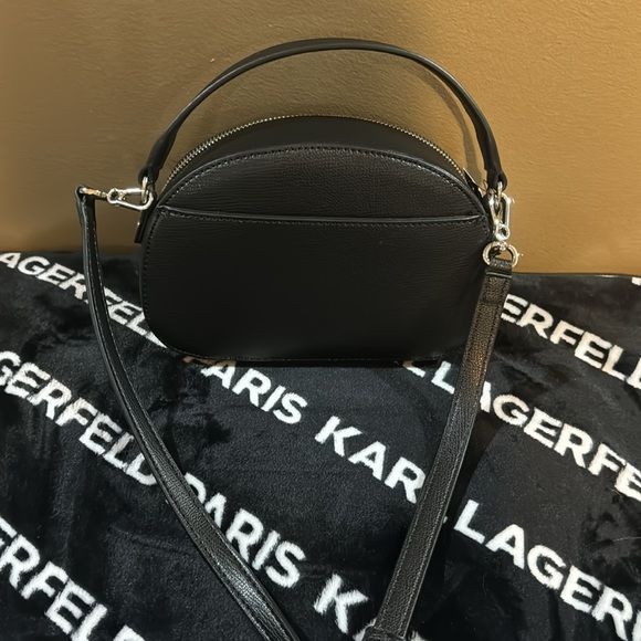 NWT Karl Lagerfeld Black Crossbody Bag - Picture 3 of 4